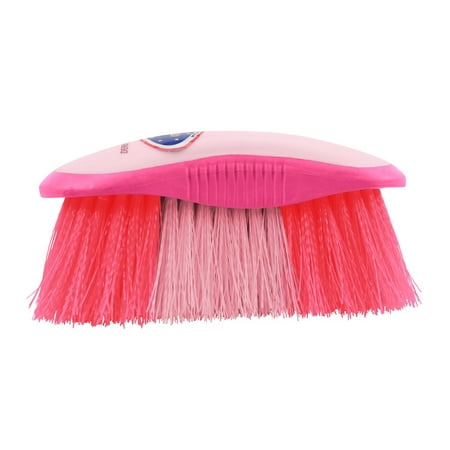 UPC: 1002350188628 | Derby Originals Super Grip Stiff Crinkled Bristle Dandy Brush- Pink