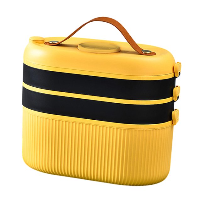 MERIGLARE Medical Box Container Bin Family Emergency s Case for Sewing Workplace Car yellow