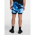 thumbnail image 3 of Athletic Works Men's and Big Men's 2 in 1 Gym Shorts with Liner, 6" & 8" Inseams, Sizes S-3XL, 3 of 5