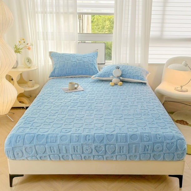 Xihbxyly Protector de Colchón Ajustable, Suave Acolchado, Transpirable y Cálido, Antideslizante, Elegante Estampado de Cuadros, Versátil para Uso Doméstico, Tamaño 150 X 200 Cm.