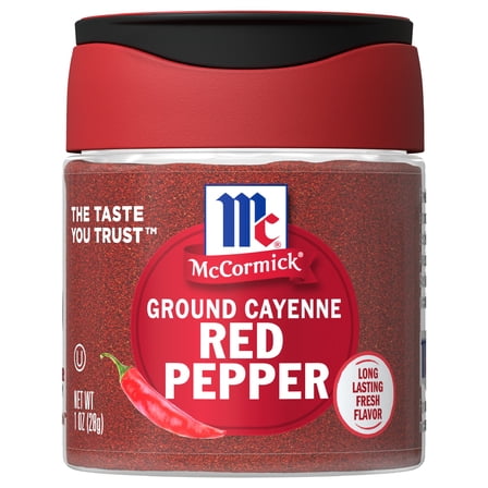Pack Of 2 McCormick Ground Cayenne Red Pepper, 1 oz (Package May Vary)