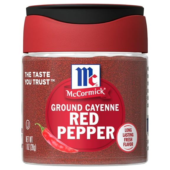 Pack Of 2 McCormick Ground Cayenne Red Pepper, 1 oz (Package May Vary)