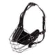 thumbnail image 1 of Correas ajustables de la cesta del perro de cuero PU Perfecl XL negro, 1 of 6