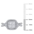 thumbnail image 5 of Everly Women's Diamond 10K White Gold Engagement Ring, 5 of 7