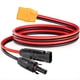 thumbnail image 1 of Cable Adaptador Hembra XT90 con Conector de Panel Solar de 10 AWG y 1 M para Estación de Energía Portátil, Batería RC, Dron, Autocaravana, Juguete, Etc., 1 of 5