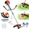 thumbnail image 2 of Floseru Weed Eater Gas Powe, 52cc 2-Stroke Gas Brush Cutter, Weed Wacker, Hedge Trimmer, 2 in 1 Gas Weed Cutter, Brush Cutter for Yard Weeding Work, 52cc Outdoor Lawn Garden Tool and Accessories, 2 of 9