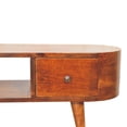 thumbnail image 4 of Chestnut Rounded Coffee Table with Open Slot, 4 of 10