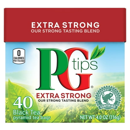 PG Tips Extra Strong Black Tea Bags, 40 Ct