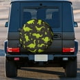 thumbnail image 3 of Kll Cute Cartoon Dinosaurs Green Silhouette Pattern Tire Cover,Universal Wheel Tire Cover For Trailer, Rv, Suv, Truck,Camper And Many Vehicle,(16 Inch), 3 of 7