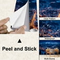 thumbnail image 4 of Peel and Stick Wallpaper Holidays Poland winter Zakopane by night Modern Art Wall Mural Decor Self Adhesive and Removable 100in x 144in, 4 of 8