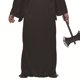thumbnail image 3 of RV Disfraz de Halloween Cold Super Long Black Dress Warrior Props Disfraz brillar Electrónica, 3 of 5