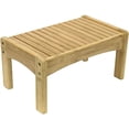 thumbnail image 1 of Small Bamboo Step Stool - Wooden Foot Rest Stool & Potty Training Stool for Kids Toddlers Natural Natural, 1 of 5