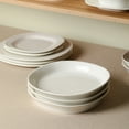 thumbnail image 3 of Stone Lain Quadro 4-Piece Pasta Bowl Set Porcelain, White, 3 of 6