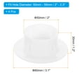 thumbnail image 2 of Uxcell PP Air Conditioning Wall Hole Cover for 2" - 2.3" Diameter Hole, White, 4Pcs, 2 of 7