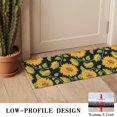 thumbnail image 3 of Black Green Stem Sunflower Pattern Door Rugs,Washable Non Slip Door Mats Indoor,Decorative Door Mats,Entry Mat Indoor for Entrance,Bedroom,Kitchen,Bathroom,16"x47", 3 of 6