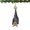 thumbnail image 3 of Bat Christmas Ornament - 3.14in(8cm) Gothic Hanging Decor for Halloween & Christmas, pooky Festive Hanging Ornament for Tree Home, A, 3 of 7