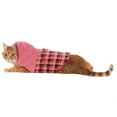 thumbnail image 6 of Vibrant Life Dog Clothes: Pink Plaid Fleece Hooded Jacket, Size L, 6 of 9