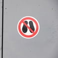 thumbnail image 3 of 6 pegatinas redondas de advertencia "No pisar" para bricolaje, 3 of 7