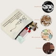 thumbnail image 7 of Unique Bargains 1Pc Large Durable Storage Gift Organizer Makeup Bag for Toiletry Beige, 7 of 7