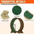 thumbnail image 4 of Historyli Exercise Wheel for Indoor Cats-48Inch Large Cat Running Wheel with Super Wide 15Inch Tread-Quiet Spinner Hamster Wheel,Supports Up to 45Lbs,Easy Assembly, 4 of 6