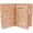 01-Cork, variant on Eco Cork Friendly RFID Blocking Wallet Bi-fold Card Holder Vertical Wallet With Zippered Purse & ID Window