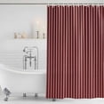 thumbnail image 4 of Abstract Red,Waterproof Fabric Shower Curtain,Contemporary Minimalist Gradual Lines Waterproof Fabric Shower Curtain for Bathroom Curtains Bathtubs Hotel Shower Curtains with 12 Hooks Small 36x78in, 4 of 8