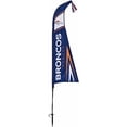 thumbnail image 2 of NFL Denver Broncos Unisex NFL Feather Flag, Multi, 44-Inch, 2 of 3