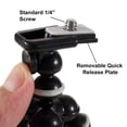 thumbnail image 5 of Acuvar Octopus Flexible Tripod 10 Inch With Ball Head And Quick Release Plate, Mini Camera Tripod For DSLR And Vlogging, 5 of 9