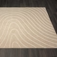 thumbnail image 6 of Luxe Weavers Modern Geometric Wave Beige 5x7 Area Rug, Stain Resistant Carpet, 6 of 9