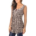 thumbnail image 4 of Up to 65% Off Women Fashion Summer Sexy Sleeveless Printing Light Loose Ventilation T-Shirt Tank Tops for Women 2024 Women Plus Size Tank Tops, 4 of 5