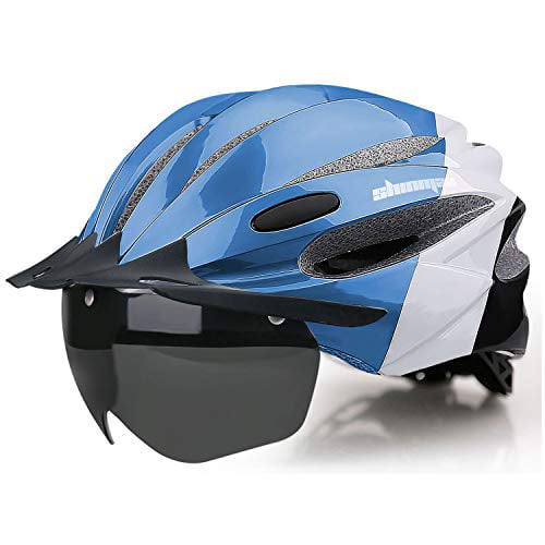 Details about   Shinmax Adult Bike Helmet,Bicycle Helmet Men with Removable Goggles & USB 