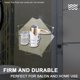thumbnail image 5 of Organizador de herramientas para cabello con soporte para secadora y peine, color plateado, ideal para baño., 5 of 6
