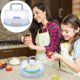 thumbnail image 4 of 1Pc Buckle Round Cake Carrier with Handle Portable Handy Cupcake Holder Tray, 4 of 4