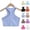 Black, variant on CHUMUD Womens Trendy Crop Tank Tops Sleeveless Crew Neck Raceback Ribbed Cotton Top Slim Fit Summer Casual