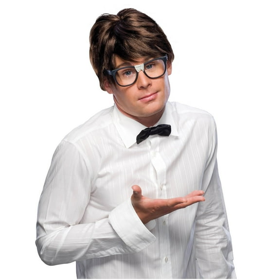 Brown Short Nerd Wig