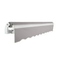 thumbnail image 3 of Awntech 10 Ft Maui Right Motorized Heavy Duty Patio Retractable Awning (120in x 9.25in x 96in), Gray, 3 of 7