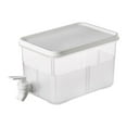 thumbnail image 3 of Rongfmy Beverage Dispenser with Spigot 3.5L Clear Fruit Teapot Pitcher Cold Water Bucket, 3 of 9