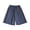 Grey, variant on Hienoo Women's High Rise Bermuda Shorts Solid Color Breathable Casual Shorts, Sizes M-3XL
