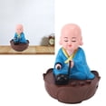 thumbnail image 5 of Nodding Monk Sculpture, Serene Home/Office Decor With USB Charging, Relaxing Ambiance, 5 of 6