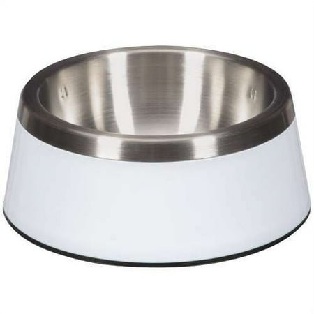 Growbusy: S/S Cat W/Plastic Body Black Bowl, 1 ct