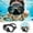 Black, variant on Zguuel Black Large Frame Diving Mask, Anti-Fog Snorkel Mask with Panoramic 180Â° View, Full Face Diving Goggles with Camera Mount, Silicone Snorkeling Gear for Adults Youth Swimming