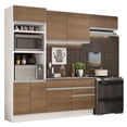 thumbnail image 1 of Cocina Integral Completa Madesa Glamy 270cm - Blanco/Marrón 14, 1 of 8