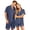 Gray, variant on Matching Pj Set Women Men's Pajama Sets Matching Pajamas for Couples Button Up Pajamas for Women Matching Couples Pajama Set Short Sleeve Button Top and Shorts Soft Casual Sleepwear Loungewear, 3XL