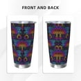 thumbnail image 3 of Cauagu Mandalas Dragonfly Pattern 20oz Tumbler,Stainless Steel Vacuum Insulated Tumbler with Lid Insulated Coffee Mug Thermal Cup with Splash Proof Sliding Lid-Straw Two-piece Set, 3 of 8