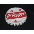 thumbnail image 6 of Dr Pepper Bottle Cap Men's Black Sweatshirt-Small, 6 of 7
