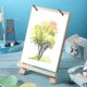 thumbnail image 2 of Small Monitor Stand Photo Painting Triangle Easel A-Frame Easel Canvas Easel Small Artist Easel, 2 of 4