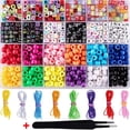 thumbnail image 1 of Bracelet de Perles ABC Kits de Perles Poney Bracelet Extensible Coloré Léger Beau Enfants Perles Bricolage, 1 of 9
