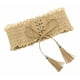thumbnail image 3 of Correa de Cuero de PU perfecl Correa Elástica de encaje para Mujeres C beige, 3 of 5