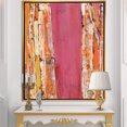 thumbnail image 3 of Composition Glamour de Rouge et d'Or - Toile Encadrée Moderne du Milieu du Siècle, 3 of 3