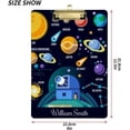 thumbnail image 2 of FMSHPON Galaxy Solar System Astronaut Clipboard Hardboard Wood Nursing Clip Board and Pull for Standard A4 Letter 13x9 inches, 2 of 6
